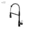 Kibi Largo Single Handle Pull Down Kitchen Sink Faucet KKF2006MB - alternate 1